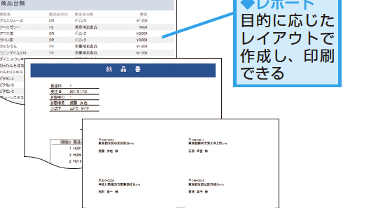 Accessの「レポート」オブジェクトの役割、できることは？